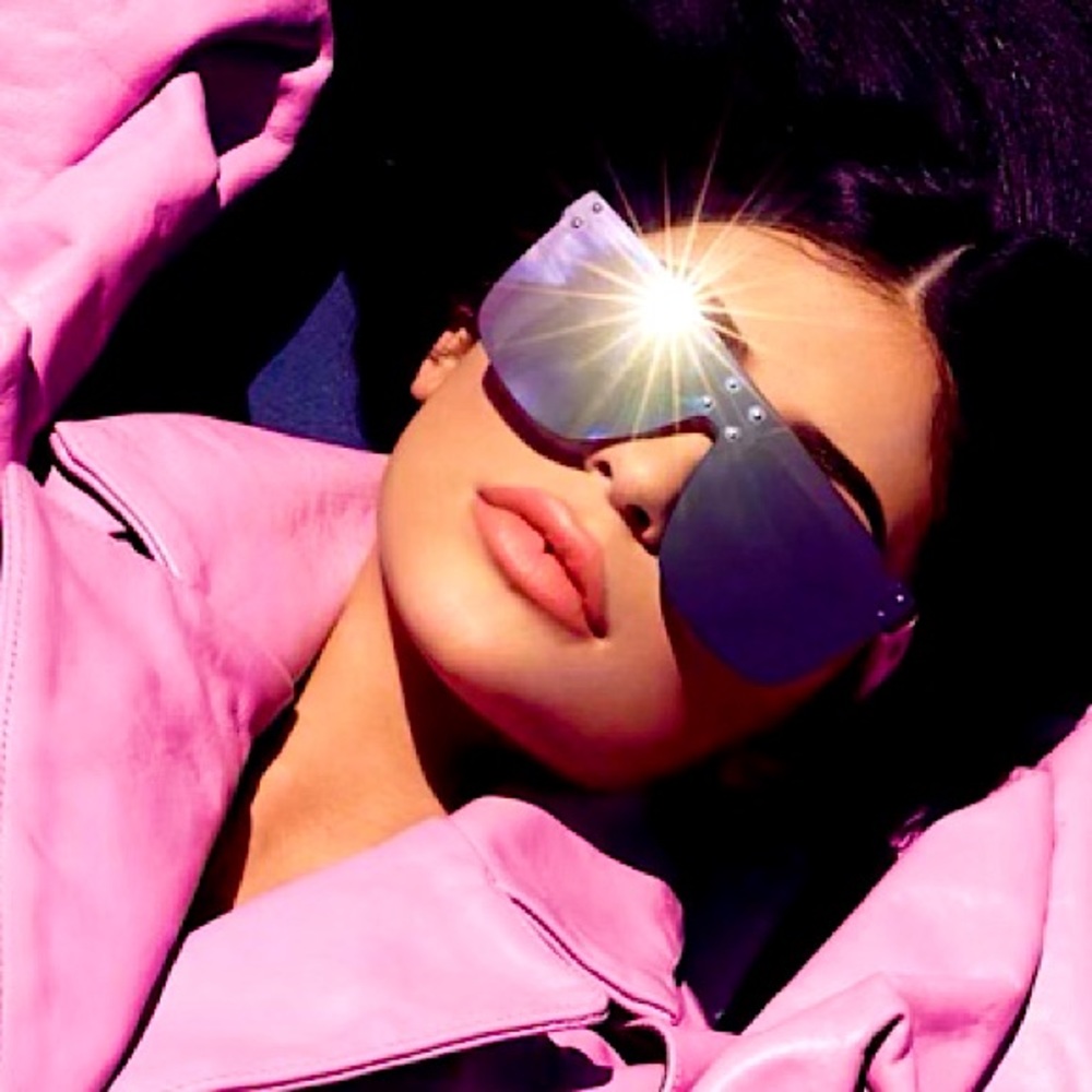 Oversized Square Flat Top Kardashian Sunglasses